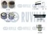 AUDI К-т ГРМ (помпа + 2 ролика + ремінь) A3/A4A6 1.9TDI/2.0TDI -08, VW Golf |V, V Passat 00- RUVILLE 5500611