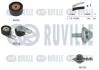 CITROEN К-т ГРМ (помпа+ремінь+2ролика) Berlingo, C2, C3, C4 1.6HDI, FIAT Scudo, FORD Fiesta, Focus 1.6TDCI RUVILLE 5503951