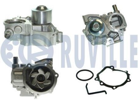 Помпа воды SUBARU Legacy 2,0-2,5 03-, Forester 2,0-2,5 03-, Impreza. RUVILLE 561363 (фото 1)