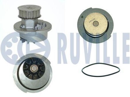 OPEL Помпа воды Astra F/G, Corsa A/B, Kadett E, Vectra A/B, Daewoo Lanos, Nexia RUVILLE 56437P