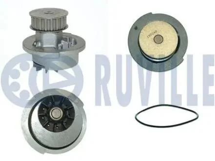 OPEL Помпа воды Astra F/G, Corsa A/B, Kadett E, Vectra A/B, Daewoo Lanos, Nexia RUVILLE 56437P