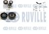 FORD К-кт ГРМ (натяжний пристрій+ролик+ремінь) C-MAX (DM2) 1.8 TDCi 07-10, FOCUS II 1.8 04-12 RUVILLE 570066 (фото 1)