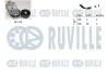 SKODA К-т ГРМ (ремінь + ролик) FABIA I 1.4 TDI 05- RUVILLE 570068 (фото 1)