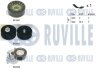 RUVILLE HYUNDAI К-кт ГРМ (ремінь + 3 ролика) ELANTRA V Ліфтбек (MD, UD) 1.6 CRDi 11-15, x35 (LM, EL, ELH) 1.7 CRDi 10-15, KIA SPORTAGE III (SL) 1.7 CRDi 10-15, CEED (JD) 1.6 CRDi 110 12-18 570131