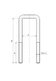 Скоба крепления рессоры S-TR STR50101