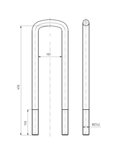 Скоба крепления рессоры S-TR STR50202