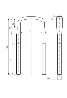 Скоба крепления рессоры S-TR STR50302