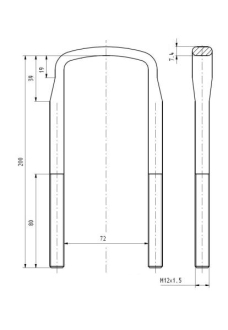 Скоба крепления рессоры S-TR STR50304