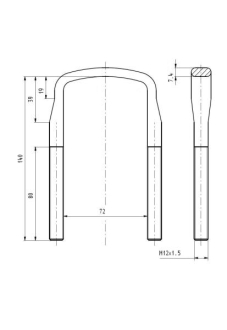 Скоба крепления рессоры S-TR STR50306