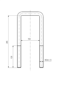 Скоба крепления рессоры S-TR STR50701