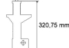 Амортизатор передний SACHS 170 129 (фото 2)