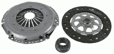 Комплект сцепления Audi A4/A6/Skoda Superb/VW Passat 1.8/2.0 94-05 (d=228mm) (+выжимной) SACHS 3000951210
