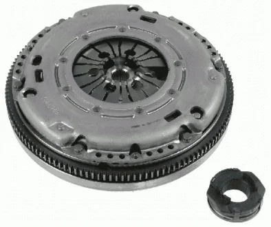 Демпфер + комплект сцепления + выжимной VW Golf Passat 1.9 TDI 95-06, AFN,ALE,AHU,AGU,AGR,AXR,ATD SACHS 3000951790
