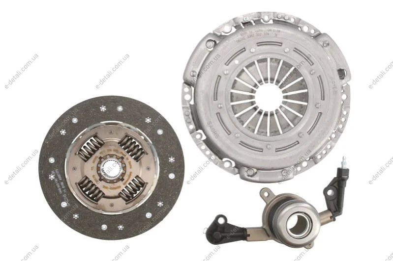 Комплект сцепления MB Sprinter 2.2CDI (OM651/OM646) 06- (d=240mm) (+выжимной) SACHS 3000990437 (фото 1)