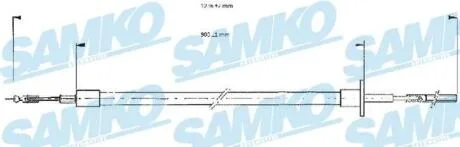 Трос зчеплення SAMKO C0052C