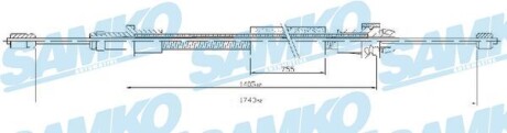 Трос зчеплення SAMKO C0093B