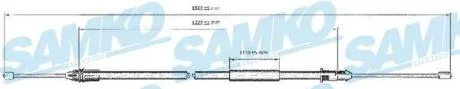 Трос зчеплення SAMKO C0403B