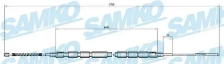 Трос зчеплення SAMKO C0657B
