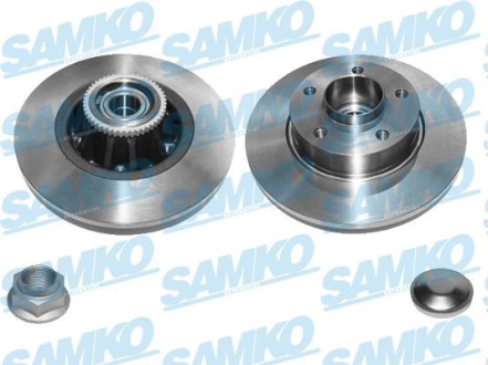 Диск тормозной SAMKO R1020PCA