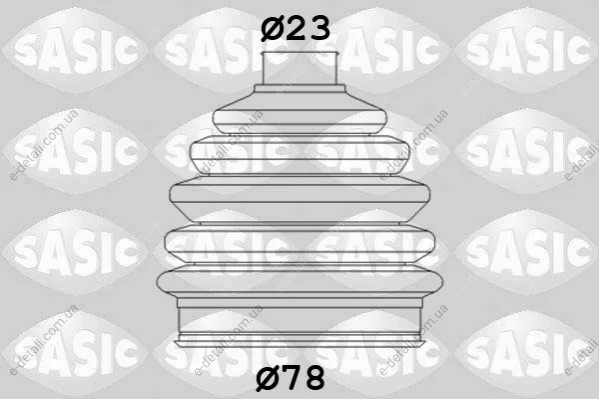 Пильовик OPEL Astra F, G, Corsa B, Tigra, Vectra A, B, Zafira (вир-во) SASIC 1906019 (фото 1)