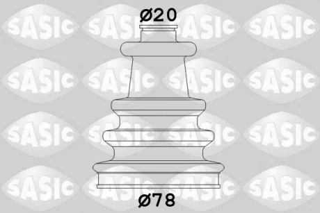 Комплект пильовиків гумових SASIC 2933743