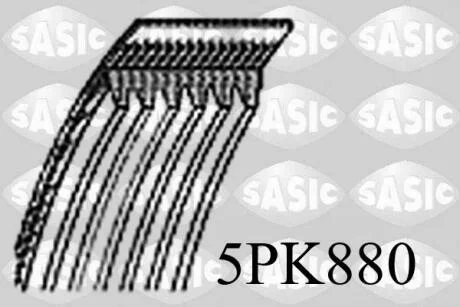 Ремінь поліклиновий SASIC 5PK880