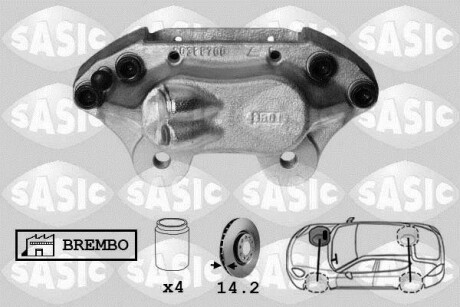 Супорт передній SASIC SCA6071