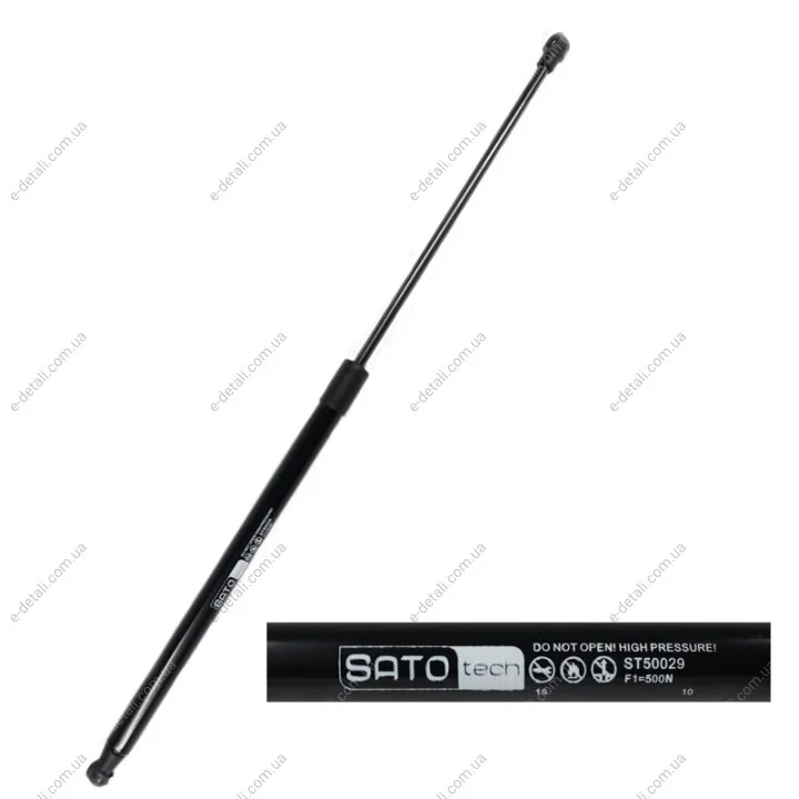 SATO Амортизатор багажника, F=500N, L=58.5см, H=24.6см SATO TECH ST50029 (фото 1)