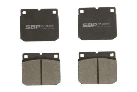 Тормозные колодки, дисковые SBP 07AG010