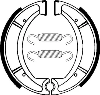 Колодки барабанні SBS 2037