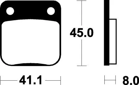 Гальмівні колодки SBS 536SI
