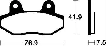 Гальмівні колодки SBS 814LS