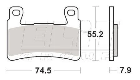 Гальмівні колодки SBS 894DC