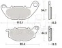 Тормозные колодки SBS 931HS (фото 1)