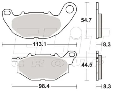 Гальмівні колодки SBS 931RS