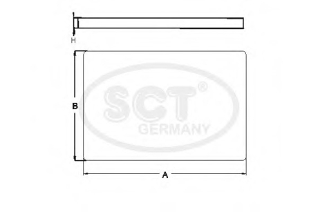 Фільтр салону SKODA Superb I (3U) 2.0 (01-08) (SA 1106) SCT Germany SA1106 (фото 1)
