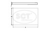 Фильтр салона Mitsubishi Lancer 1.5-2.0 (08-)/Outlander 2.0-3.0 (06-)/ASX 1.6-2.0 (10-)/Citroen C4 1.6 (12-) SCT SCT Germany SA 1182 (фото 3)