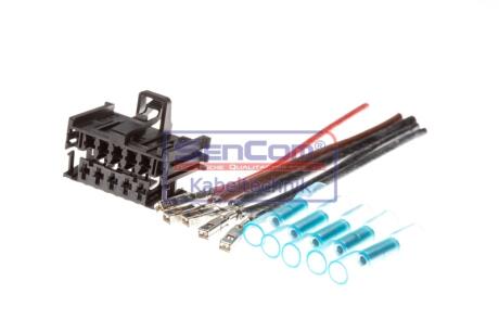 Джгут дротів до резистора обігрівача (100мм) ABARTH GRANDE PUNTO PUNTO PUNTO EVO ALFA ROMEO MITO CITROEN JUMPER II NEMO NEMO/MINIVAN FIAT DOBLO DOBLO CARGO DUCATO 0.9-3.0D 06.05- SenCom 503019