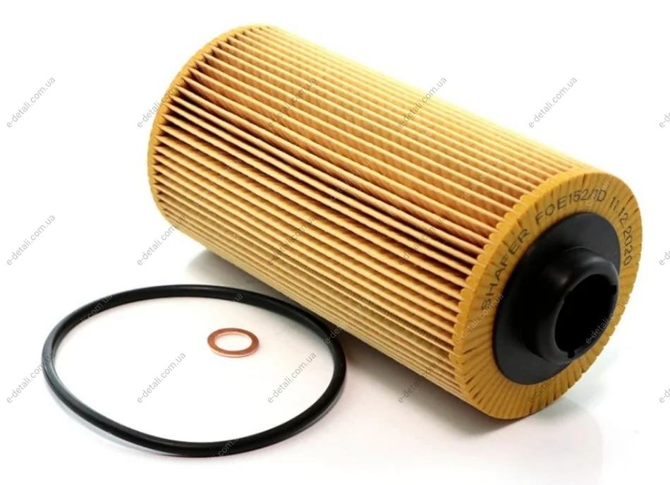 Фільтр масляний BMW 5 (E34, E39), 7 (E32, E38), 8 (E31), X5 (E53), Z8 (E52); LR RR III, 3.0-5.6, 87- SHAFER FOE1521D (фото 1)