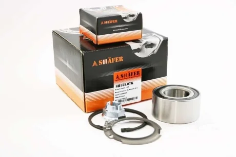 Подшипник передний Renault Laguna III, Megane II, Kangoo, 08-, (39x45x83), ABS+, монт. ккт.+ SHAFER SH15507K
