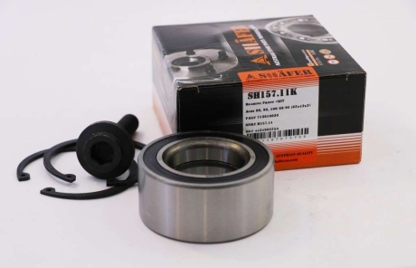 Підшипник передній Audi 80, 90, 100, 88-96, (37x43/45x82), монт. ккт.+ SHAFER SH157.11K