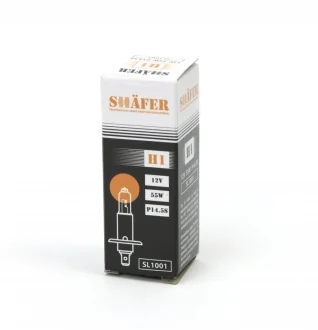 Автолампа Shafer H1 P14,5s 55 W прозрачная SHAFER SL1001