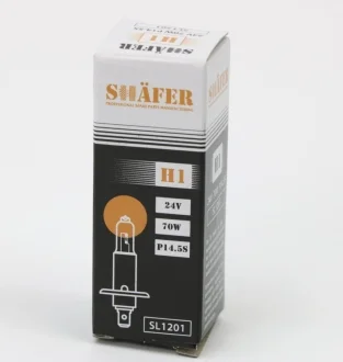 Автолампа Shafer H1 P14,5s 70 W прозрачная SHAFER SL1201
