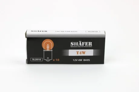 Автолампа Shafer T4W BA9s 4 W SHAFER SL2010