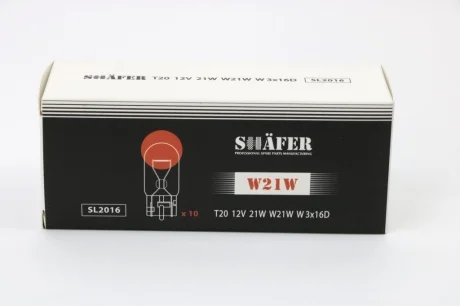 Автолампа Shafer W21W W3x16d 21 W SHAFER SL2016