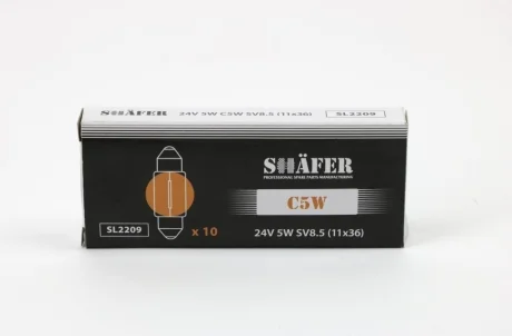 Автолампа Shafer C5W SV8,5 5 W SHAFER SL2209