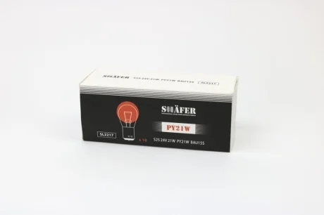 Автолампа Shafer PY21W BAU15s 21 W SHAFER SL2217