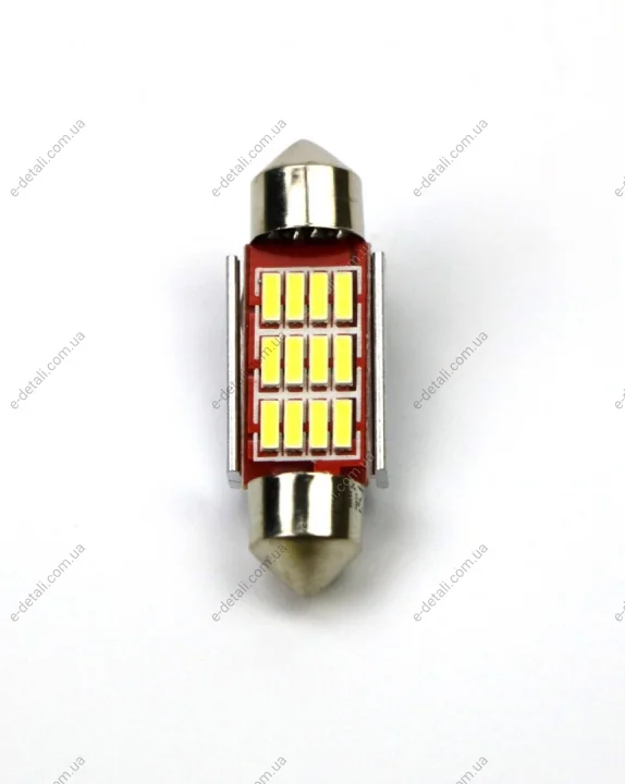 Светодиодная лампа T11 Festoon T11x41 12LEDs canbus (1шт) SHAFER SL4011 (фото 1)