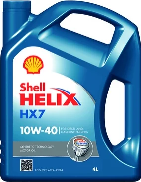 4л Helix HX7 10W-40 масло напівсинт. API SN/CF ACEA A3/B3, A3/B4 JASO SG+ MB 229.3 VW 502.00/505.00 Renault RN0700/RN0710 SHELL 550040289 (фото 1)