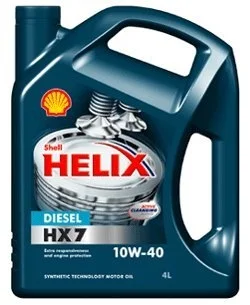 Масло моторное Shell Helix HX7 Diesel 10W-40 (4 л) SHELL 550040425